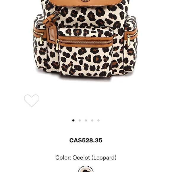 SOLD Tory burch leopard backpack - Picture 6 of 6